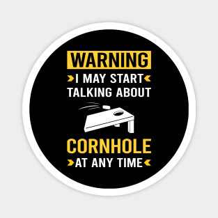 Warning Cornhole Magnet